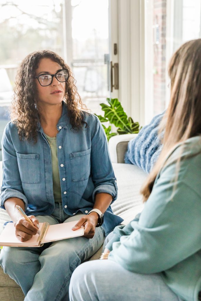Doris is talking to a client about the changes she needs to accomplish in the next few weeks. 