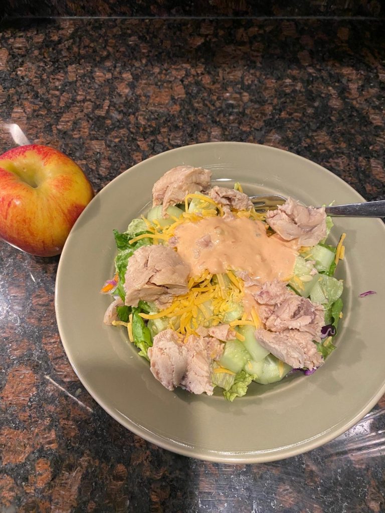 Veggie & Salmon Power Salad